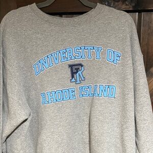 University of Rhode Island Gray Crewneck Sweatshirt